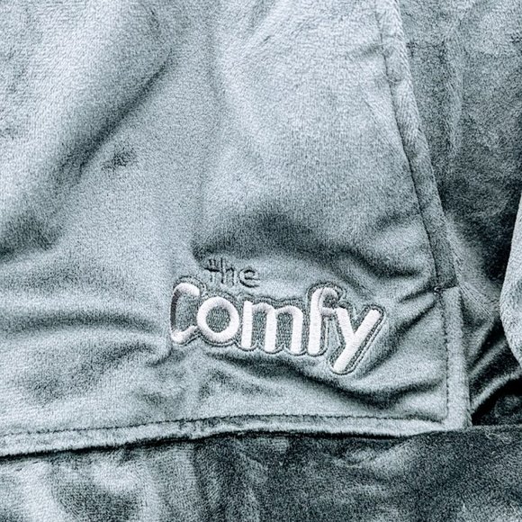 The Comfy Hooded Wearable Blanket Hoodie Pullover Sweatshirt Black New In Bag - Picture 3 of 6